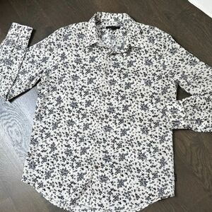 John Varvatos Long Sleeve Floral Button down Shirt XL
